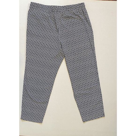 Talbots Pants Womens Size XL Indiglo Blue Honey Lightweight Dressy Summer Office - Picture 13 of 13